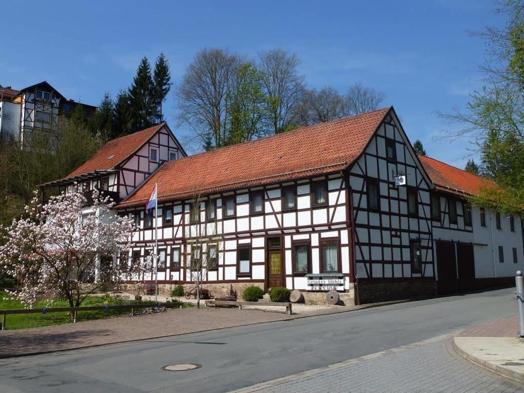 Hotel Pension Gelpkes Mühle Bad Sachsa Exterior foto